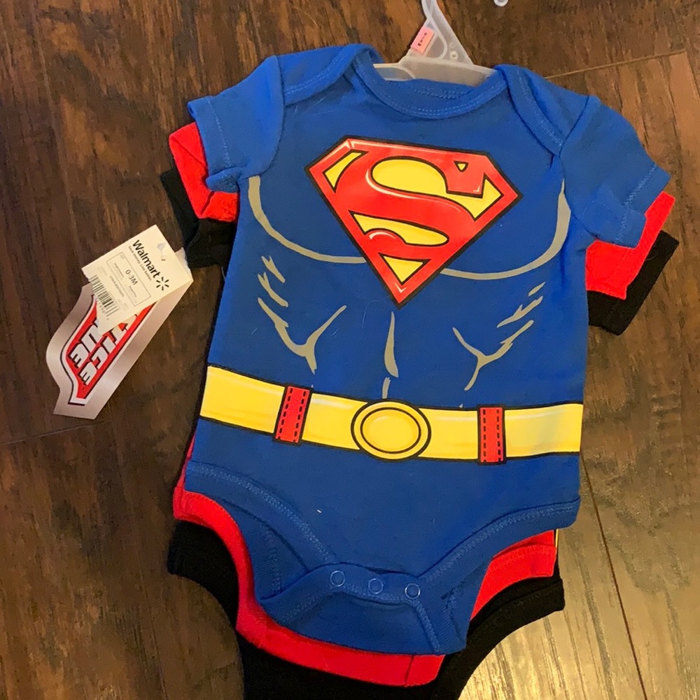 NWT SUPERHERO ONESIES